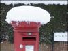 Post box in the snow